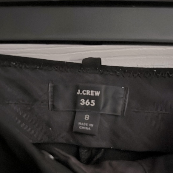 J. Crew 365 black straight leg pants - Picture 2 of 5